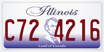 IL license plate C724216