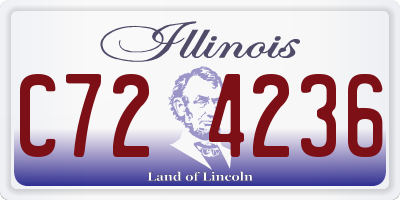 IL license plate C724236