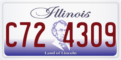IL license plate C724309