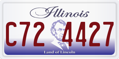 IL license plate C724427