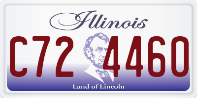 IL license plate C724460