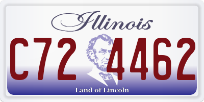 IL license plate C724462