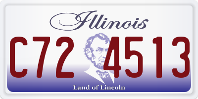 IL license plate C724513