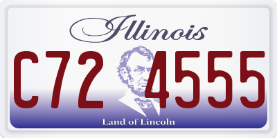 IL license plate C724555