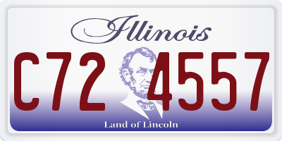 IL license plate C724557