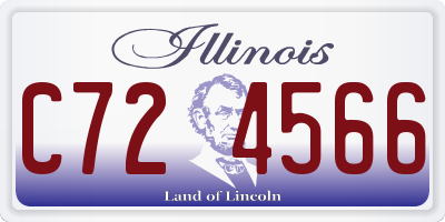 IL license plate C724566