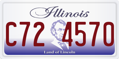 IL license plate C724570
