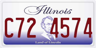 IL license plate C724574