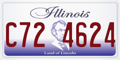 IL license plate C724624