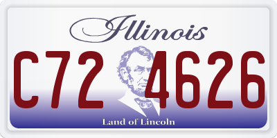 IL license plate C724626