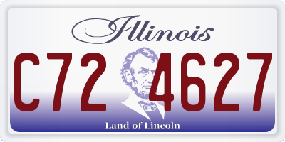IL license plate C724627