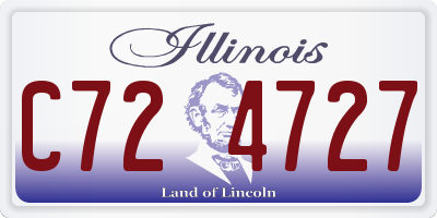IL license plate C724727