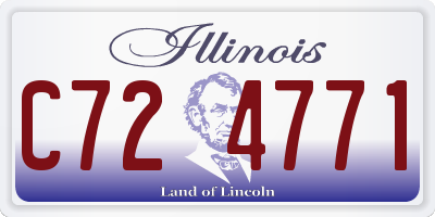 IL license plate C724771