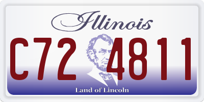 IL license plate C724811