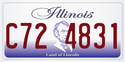IL license plate C724831