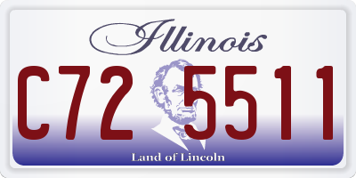 IL license plate C725511