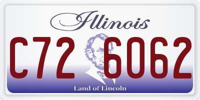 IL license plate C726062