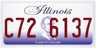 IL license plate C726137