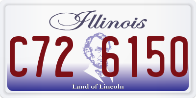 IL license plate C726150