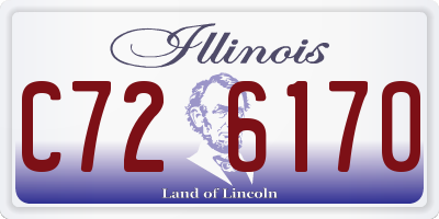 IL license plate C726170