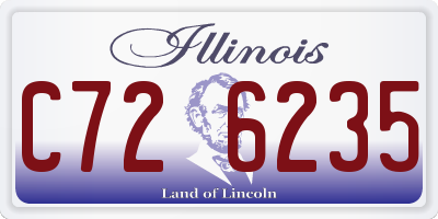 IL license plate C726235
