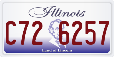 IL license plate C726257