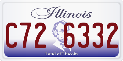 IL license plate C726332