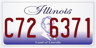 IL license plate C726371