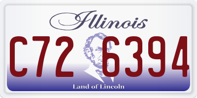 IL license plate C726394
