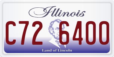 IL license plate C726400