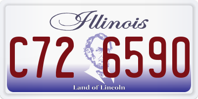 IL license plate C726590