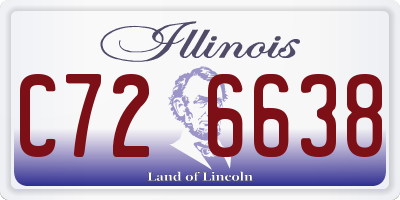 IL license plate C726638