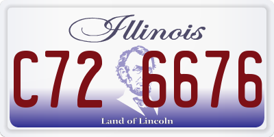 IL license plate C726676