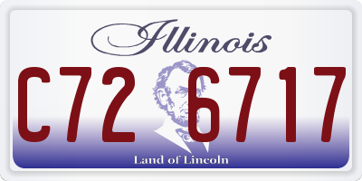 IL license plate C726717