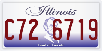 IL license plate C726719