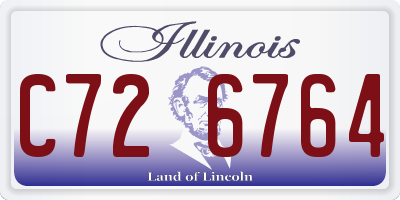 IL license plate C726764