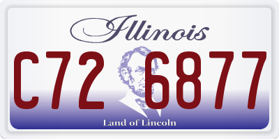 IL license plate C726877