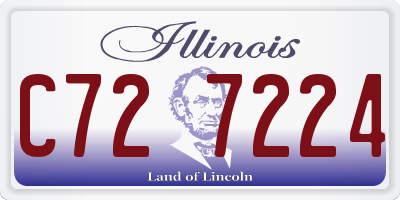 IL license plate C727224