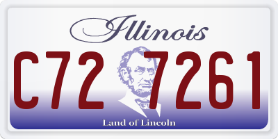 IL license plate C727261