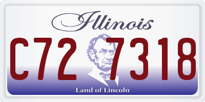 IL license plate C727318