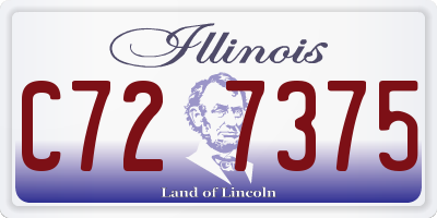 IL license plate C727375