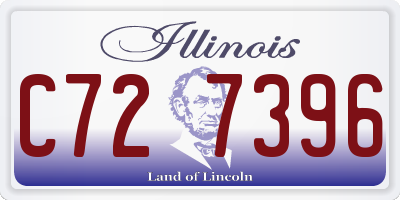 IL license plate C727396
