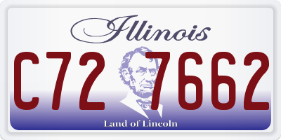 IL license plate C727662