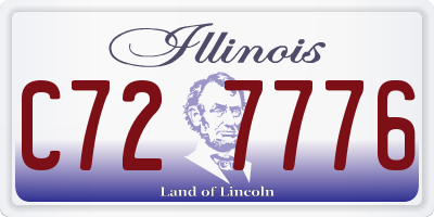 IL license plate C727776
