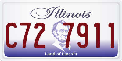IL license plate C727911