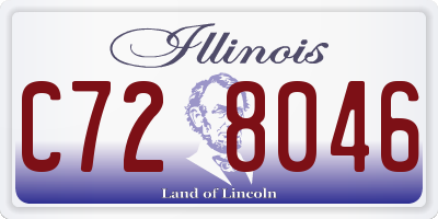 IL license plate C728046