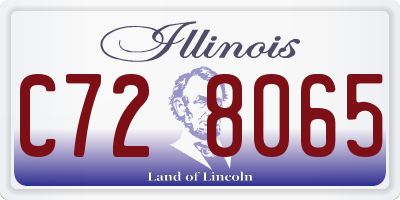 IL license plate C728065