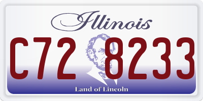 IL license plate C728233