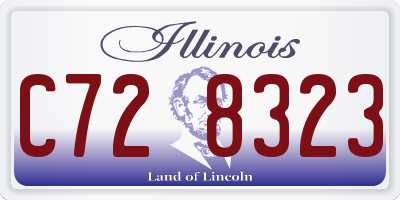 IL license plate C728323