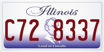IL license plate C728337